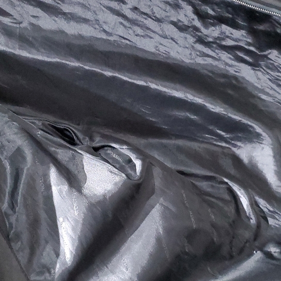 WOMENS BLACK LAMBSKIN GENUINE LEATHER SHORT COAT PETITE MEDIUM - Picture 12 of 12